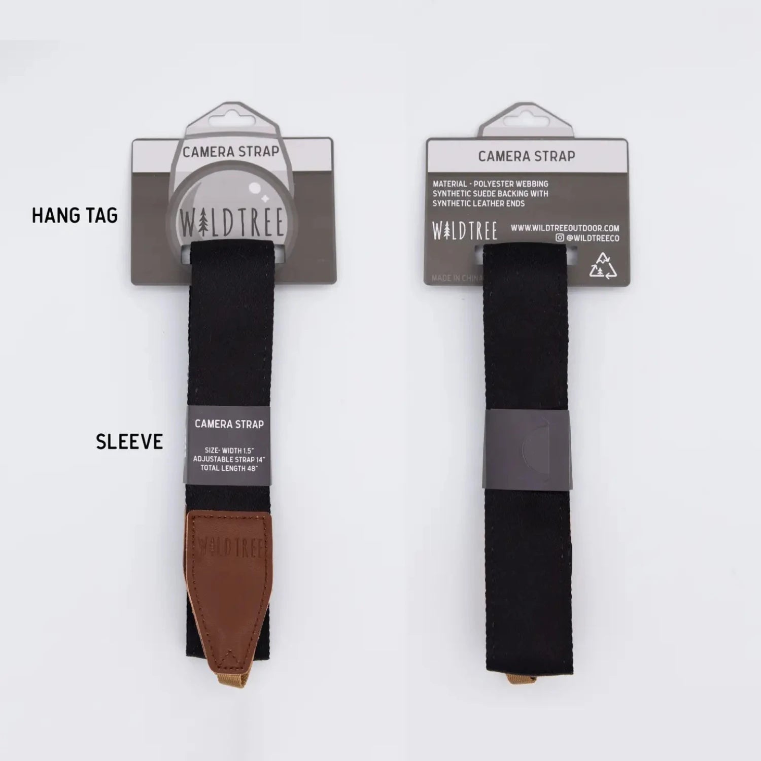 Wildtree Smokey Bear Logo Camera Strap